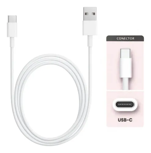 Carregador de parede branco de 55 W com cabo USB-C